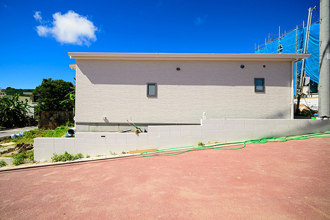The road to completion KOMOREBI UMIKAJI Villa 南城市知念知名